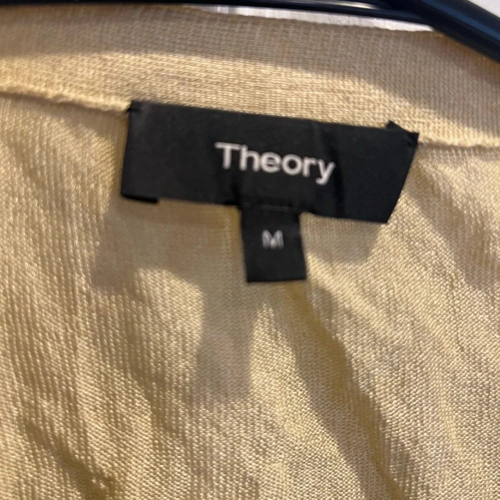 Theory Yellow Cardigan - Picture 2 of 10